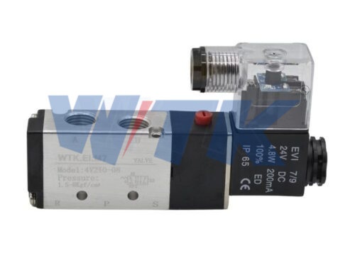 VÁLVULA SOLENOIDE/MOLA 5/2 VIAS 1/4