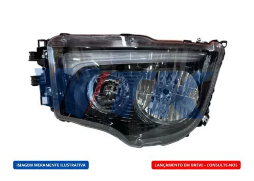 Farol Principal Arocs Máscara Negra Le