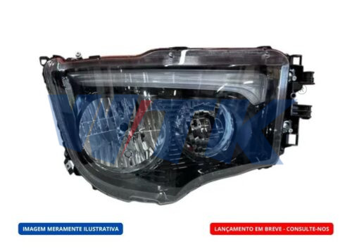 Farol Principal Arocs Máscara Negra Ld