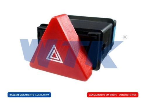 Interruptor Pisca Alerta Vermelho Vw