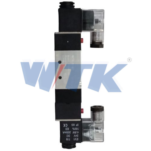 Válvula Solenoide Pneumática 5 Vias 3 Posições 1/4